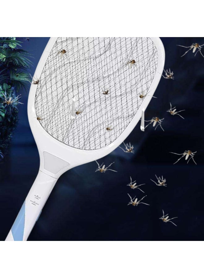 ARABIQO 4000V Fly Swatter Bug Zapper Racket with UV Purple Mosquito Light, Dual Mode Electric Mosquito Killer, Rechargeable Base for Indoor & Outdoor Home, Office, Patio, Camping (1 Pack) - Image 2